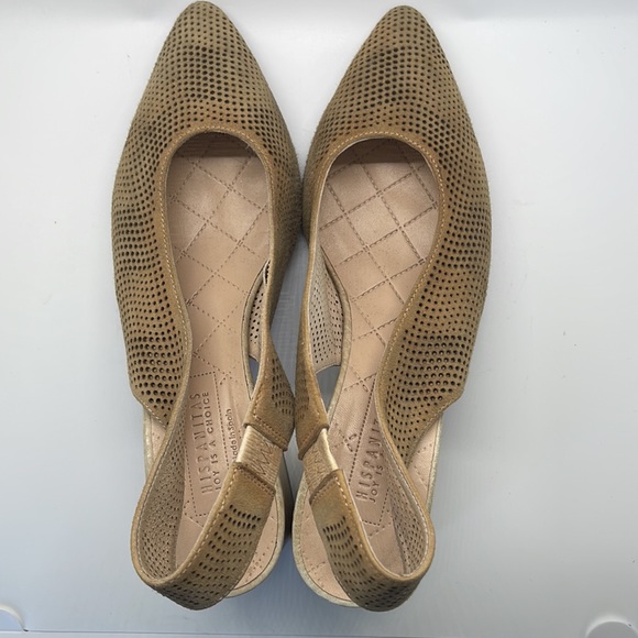 Hispanitas Perforated Leather Sling-back - Picture 4 of 10